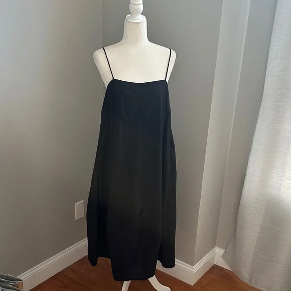 knit dress off shoulder The Mode Sheer Knit Off The Shoulder Maxi Dress in Black